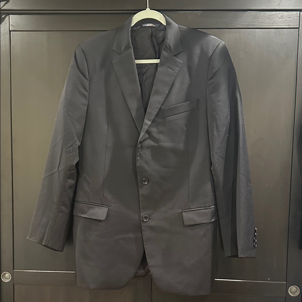 Elegant Wool Black Men's Blazer